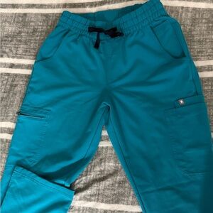 Figs Teal Joggers with Pockets
